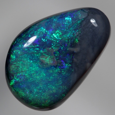 SOLID BLACK OPAL Forest green moves gently, always showing